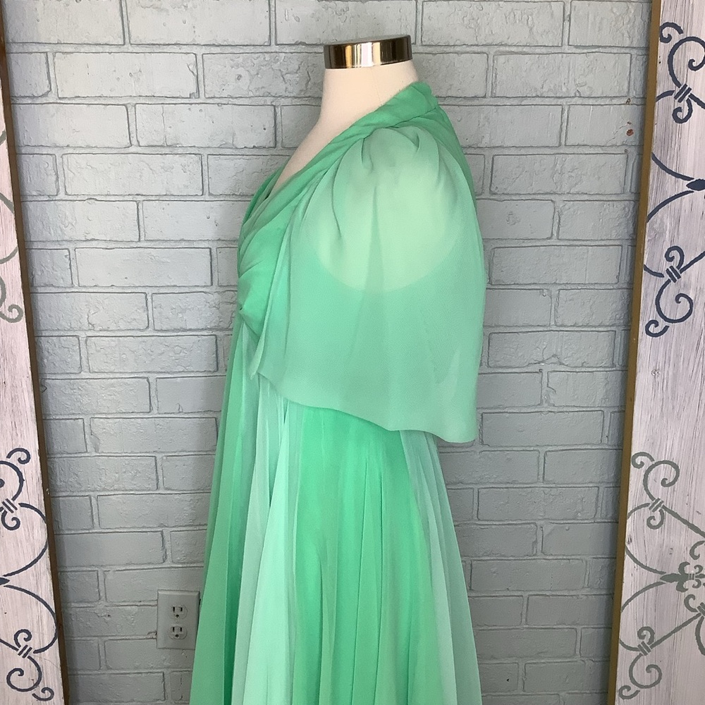 Vintage Flowy Fairy Princess Layered Chiffon Dress - Picture 8 of 16